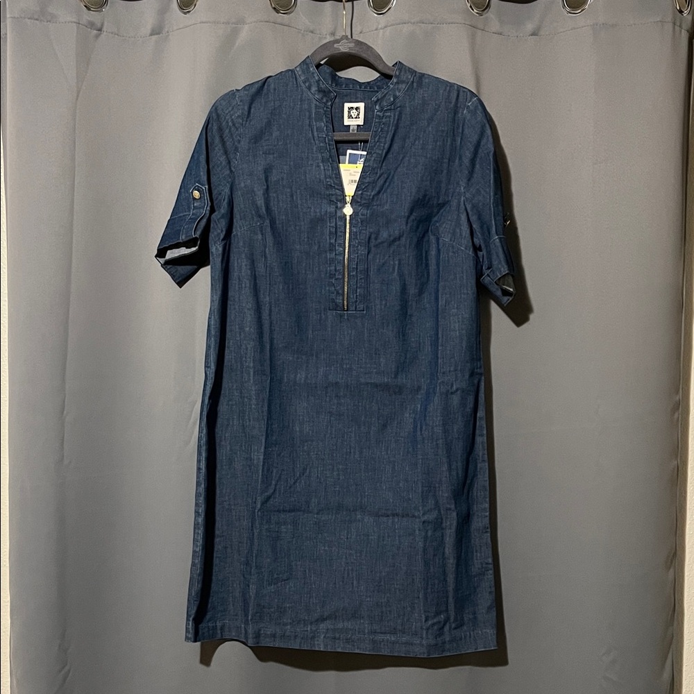 Anne Klein Blue Denim Dress
